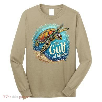 Gulf Of Mexico Turtle Long Sleeve Shirt