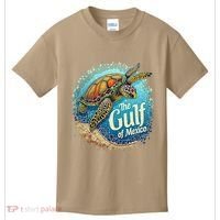 Gulf Of Mexico Turtle Kids T-Shirt thumb 0