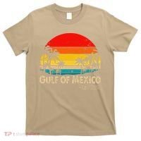 Gulf Of Mexico Est 1550 Retro Vintage Beach T-Shirt thumb 0