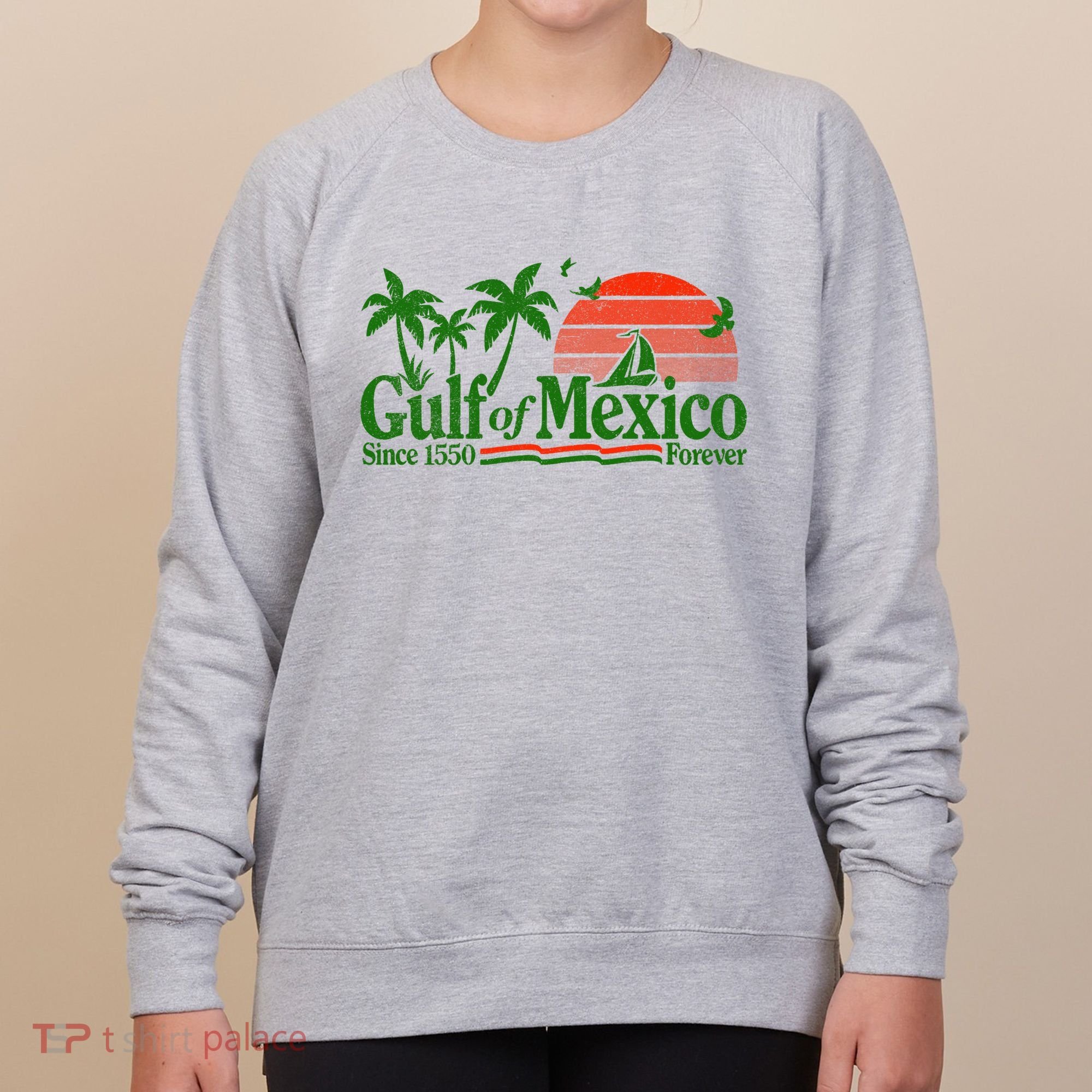 Gulf Of Mexico Mexican Flag Women's Sweatshirt