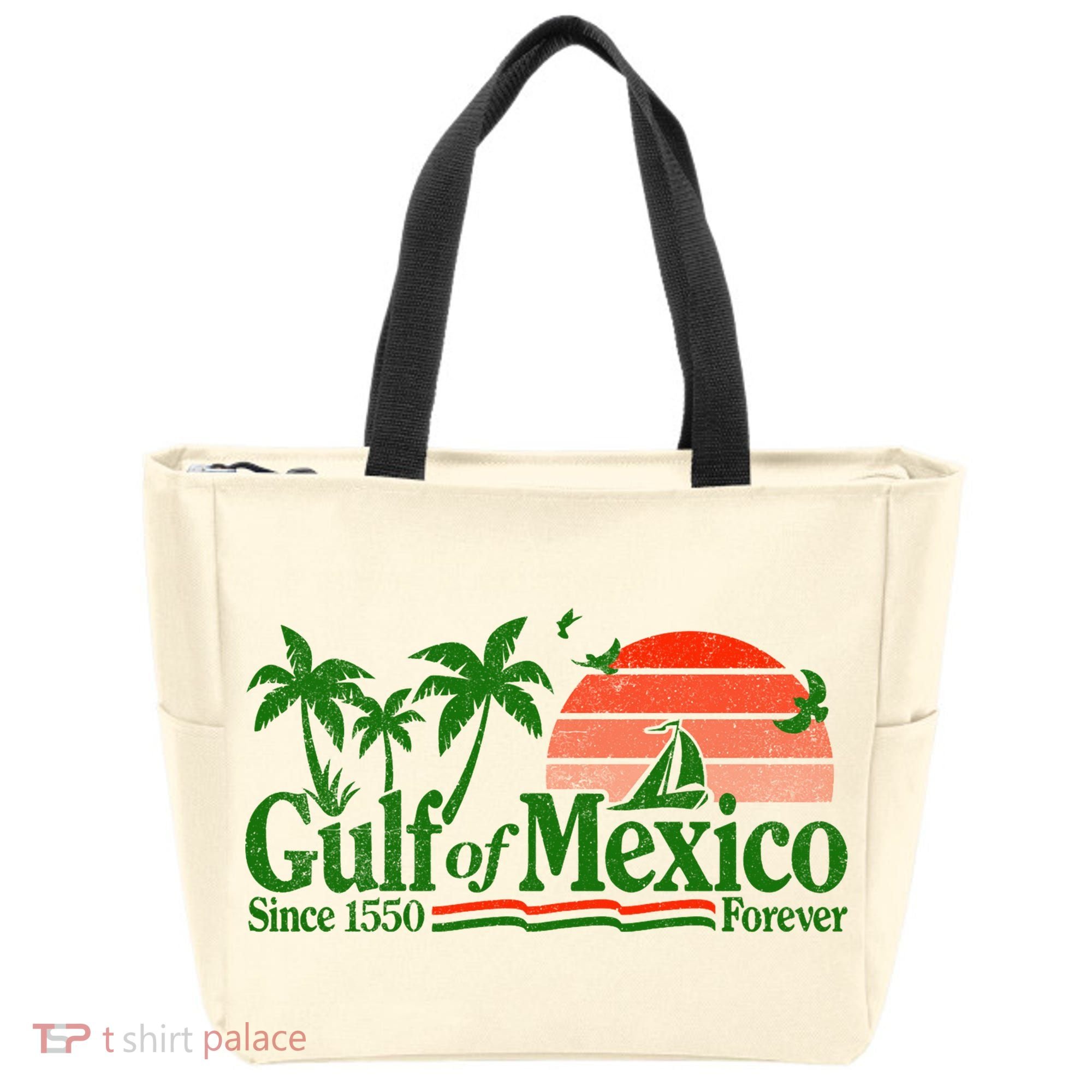 Gulf Of Mexico Mexican Flag Tote Bag