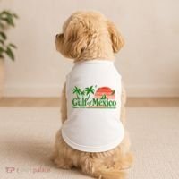 Gulf Of Mexico Mexican Flag Doggie Tank thumb 2