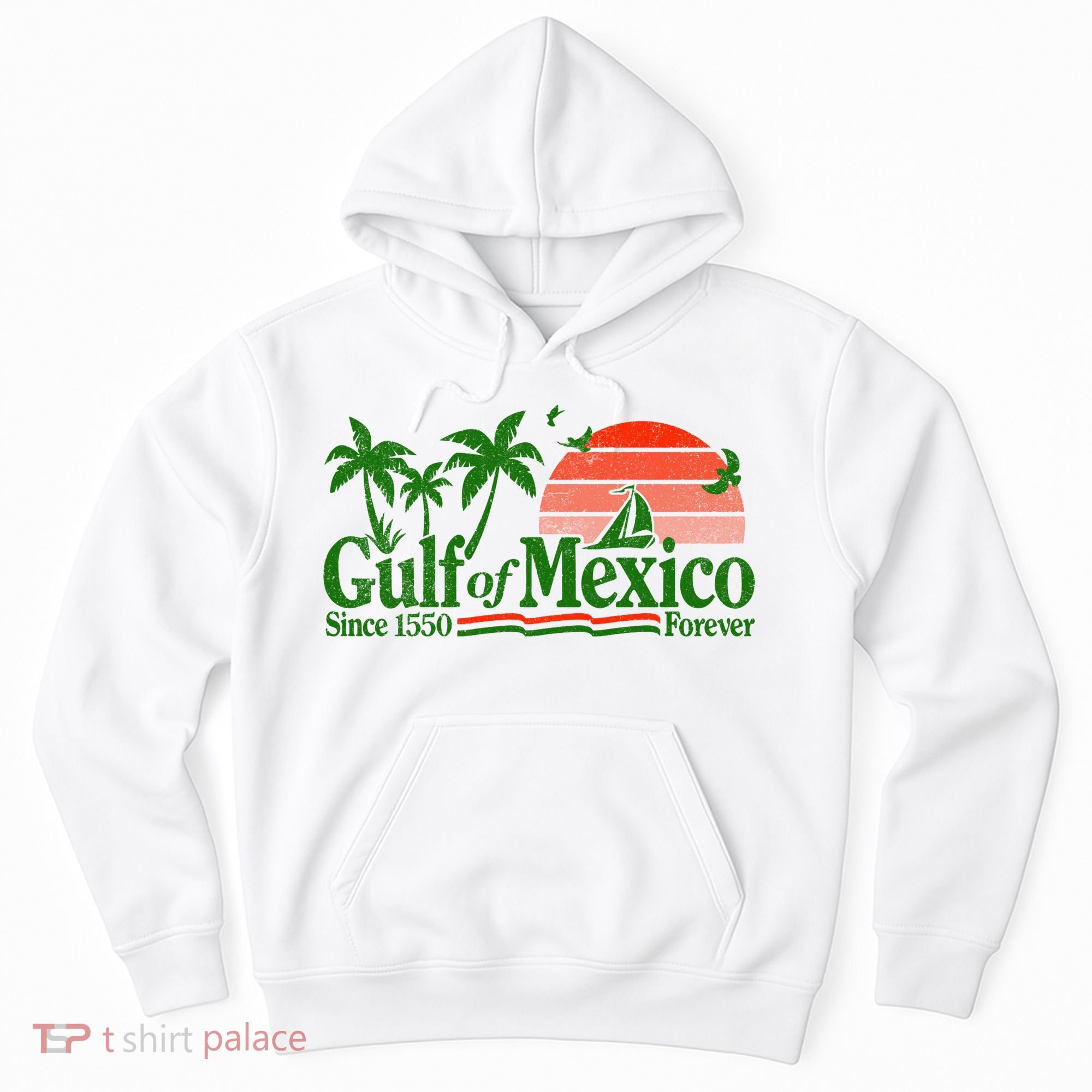 Gulf Of Mexico Mexican Flag Hoodie