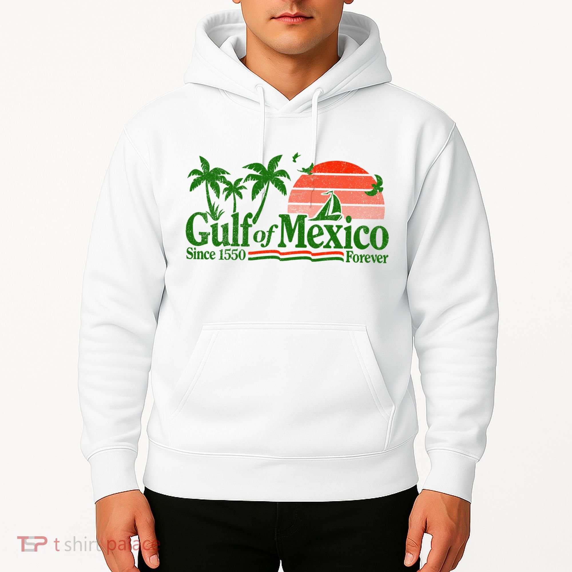 Gulf Of Mexico Mexican Flag Hoodie