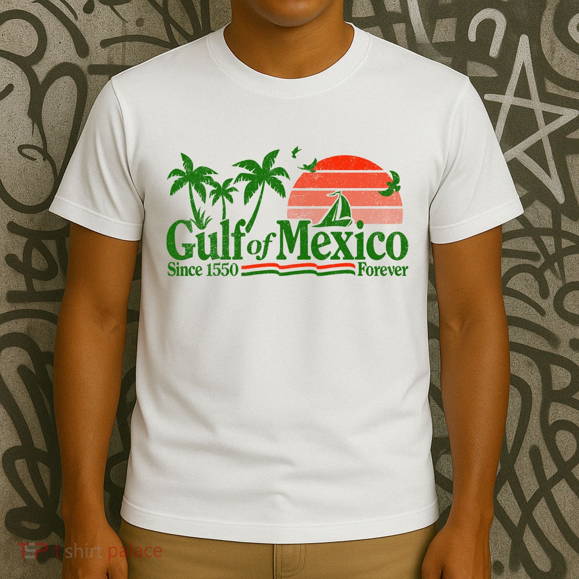 Gulf Of Mexico Mexican Flag T-Shirt