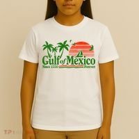 Gulf Of Mexico Mexican Flag T-Shirt thumb 4