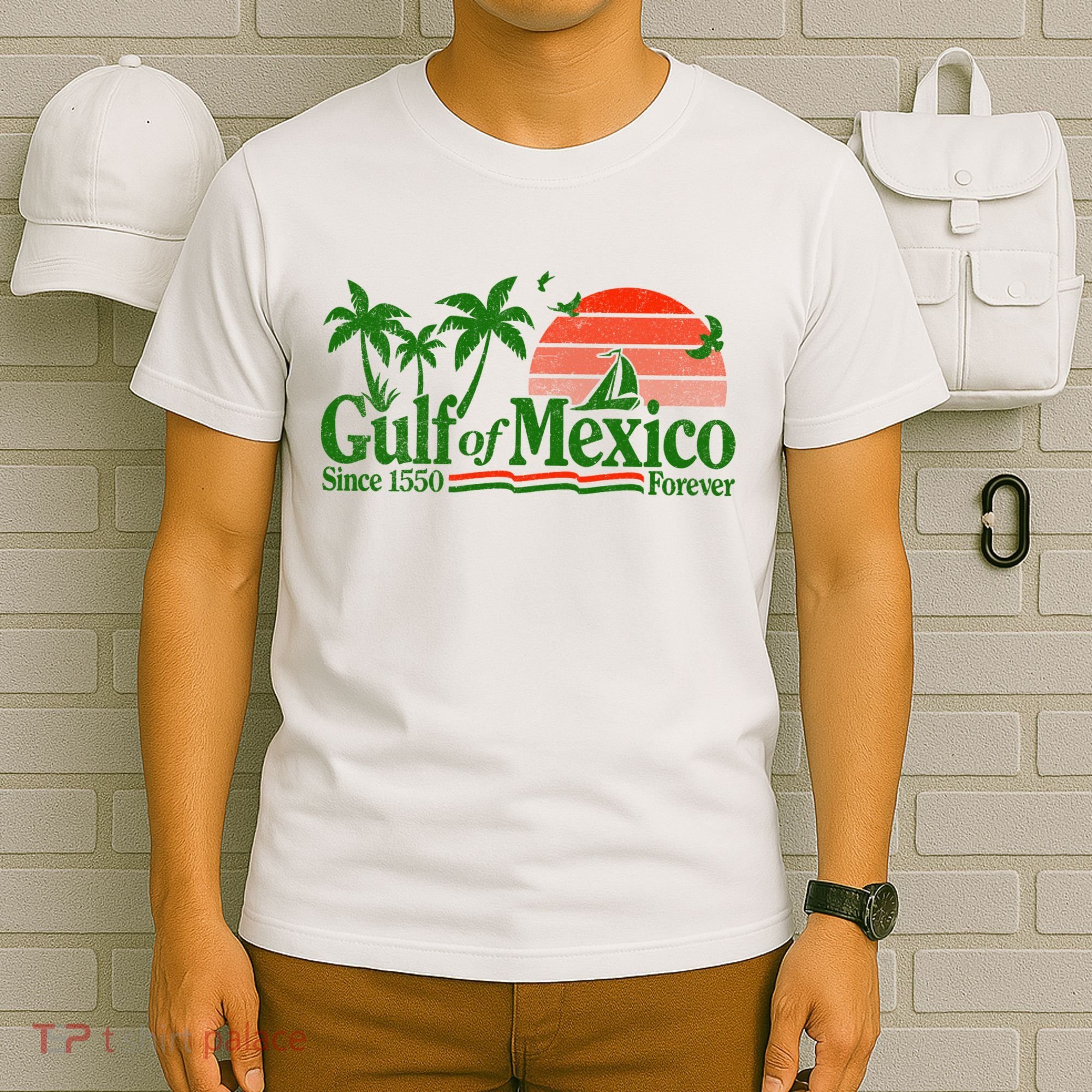 Gulf Of Mexico Mexican Flag T-Shirt