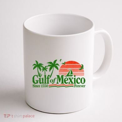 Gulf Of Mexico Mexican Flag Coffee Mug back