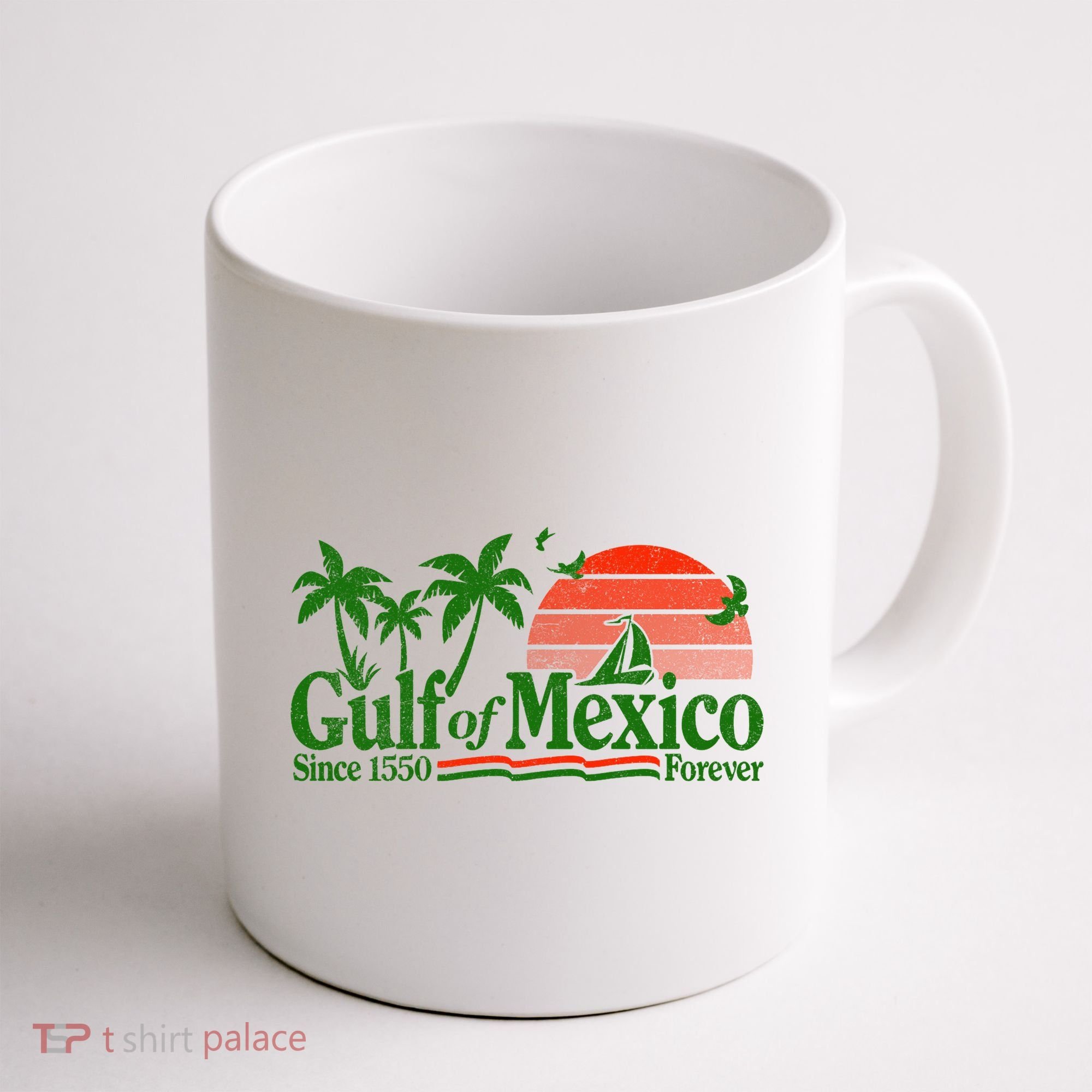 Gulf Of Mexico Mexican Flag Coffee Mug