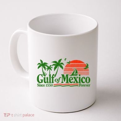 Gulf Of Mexico Mexican Flag Coffee Mug