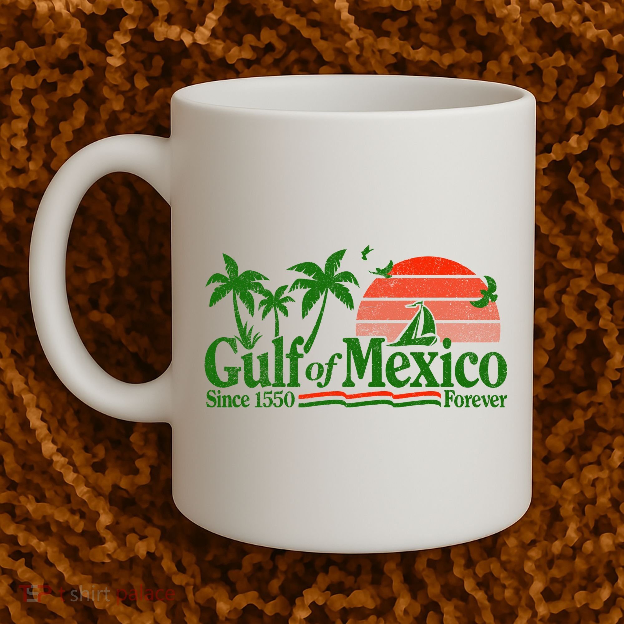 Gulf Of Mexico Mexican Flag Coffee Mug