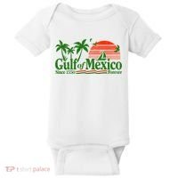 Gulf Of Mexico Mexican Flag Baby Bodysuit thumb 0