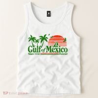 Gulf Of Mexico Mexican Flag Tank Top thumb 2