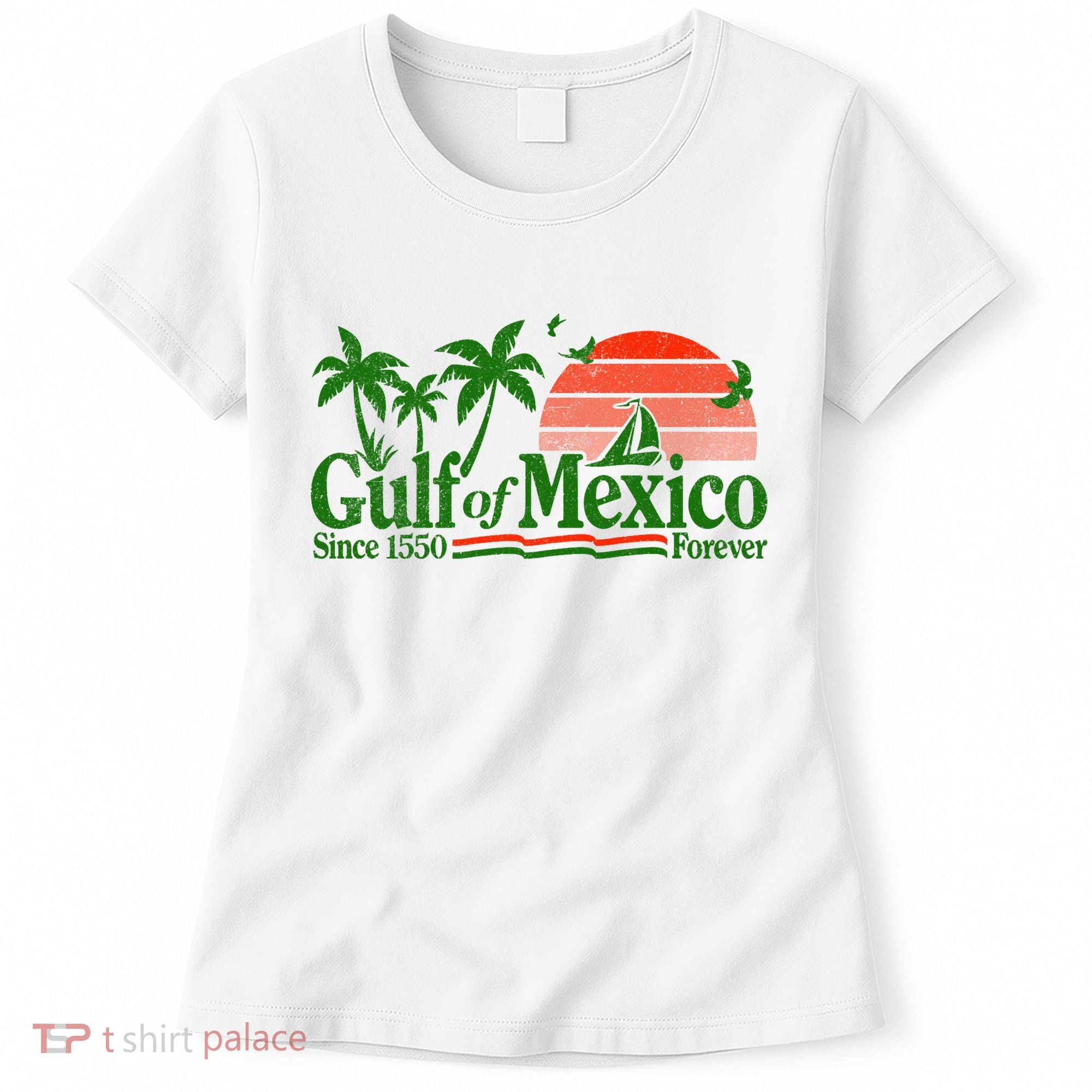 Gulf Of Mexico Mexican Flag Women's T-Shirt