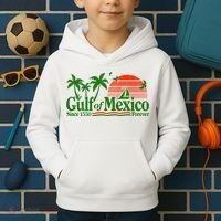 Gulf Of Mexico Mexican Flag Kids Hoodie thumb 2