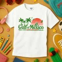 Gulf Of Mexico Mexican Flag Kids T-Shirt thumb 3
