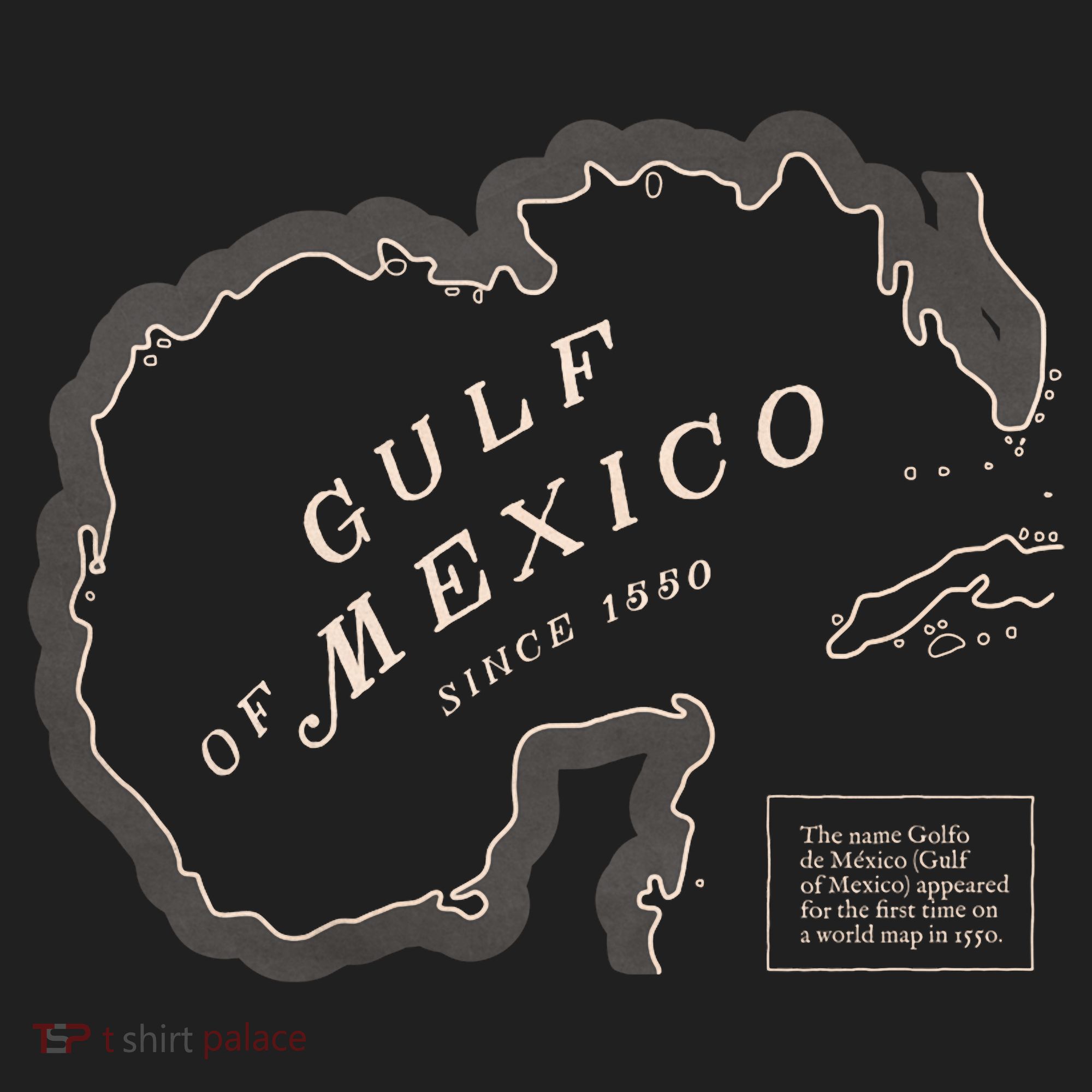 Gulf Of Mexico Map Women's Sweatshirt