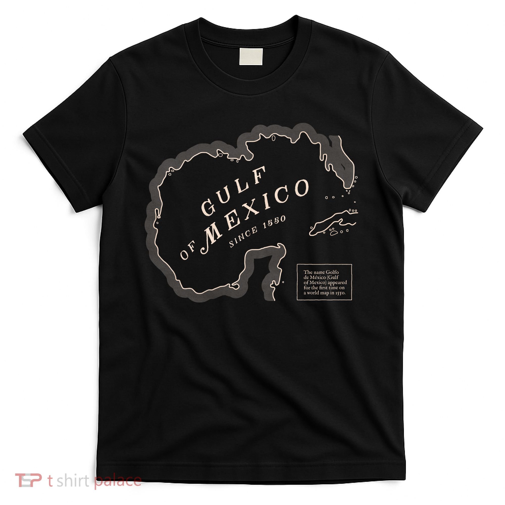 Gulf Of Mexico Map T-Shirt
