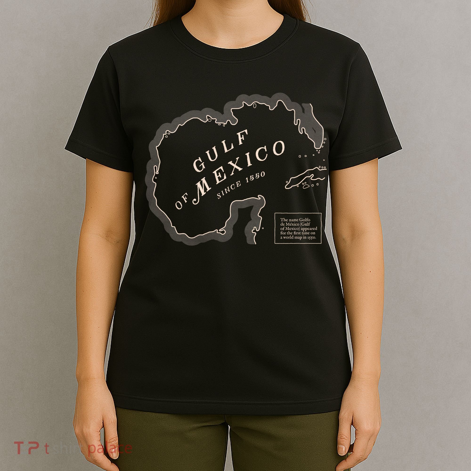 Gulf Of Mexico Map T-Shirt