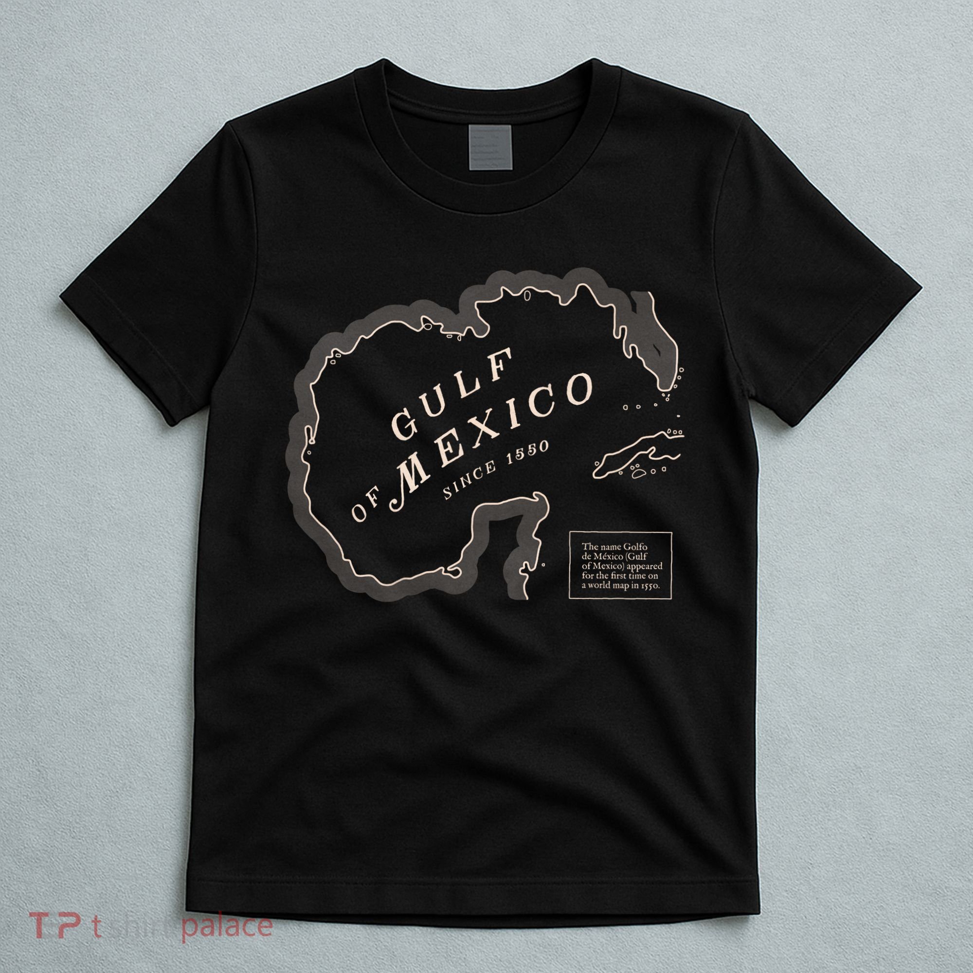 Gulf Of Mexico Map T-Shirt