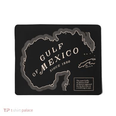 Gulf Of Mexico Map Mousepad