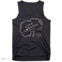 Gulf Of Mexico Map Tank Top thumb 0