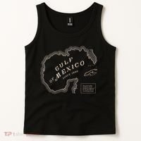 Gulf Of Mexico Map Tank Top thumb 2