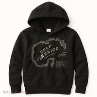 Gulf Of Mexico Map Kids Hoodie thumb 0