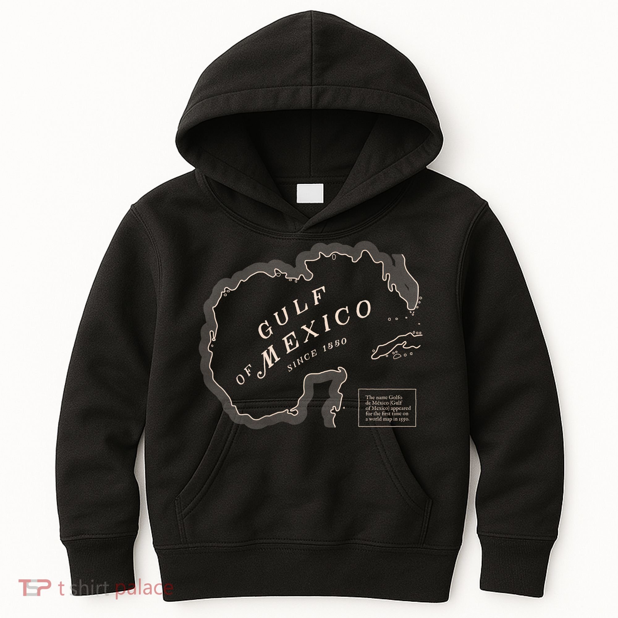 Gulf Of Mexico Map Kids Hoodie