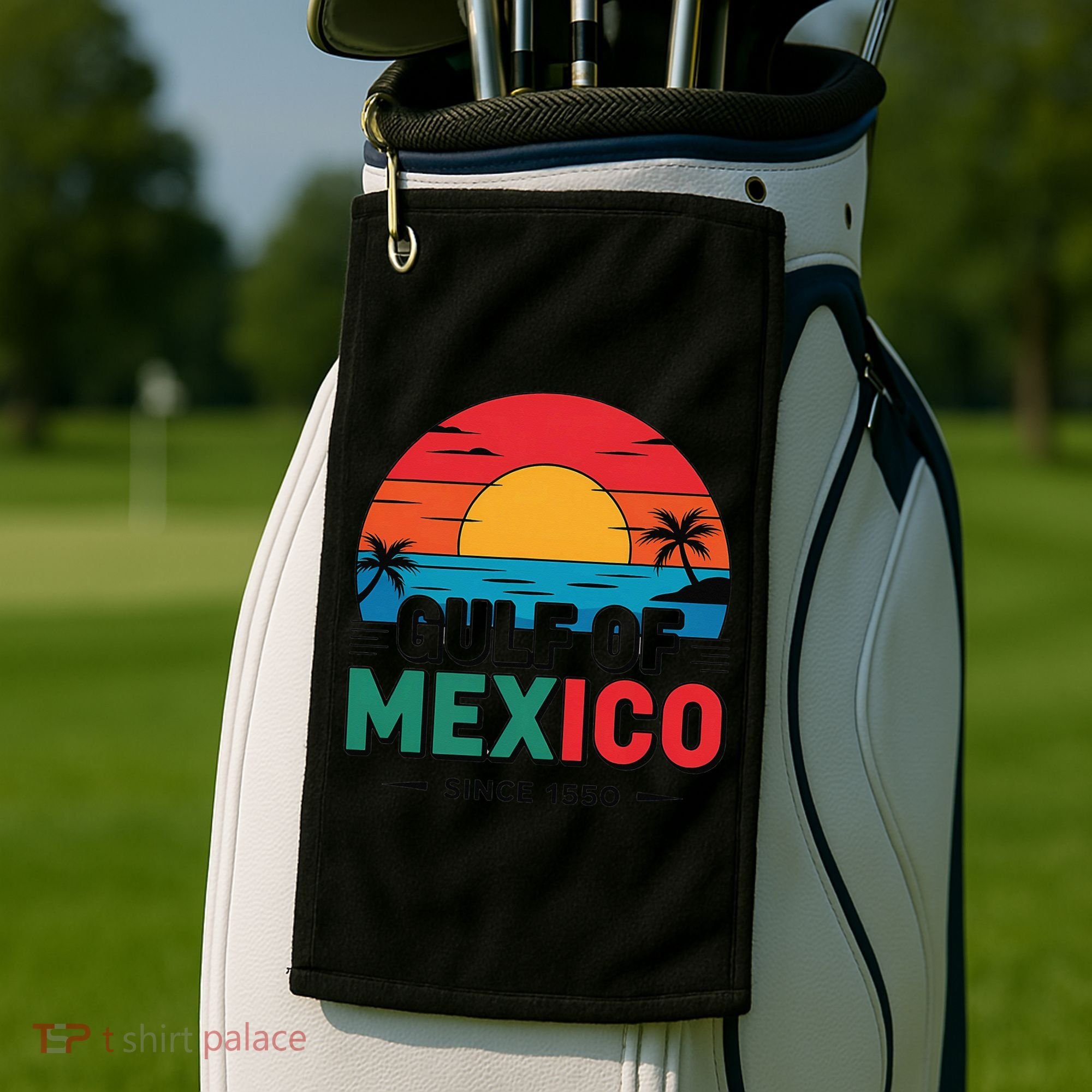 Gulf Of Mexico Golf Towel