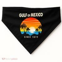 Gulf Of Mexico Since 1672 USA-Made Doggie Bandana thumb 0
