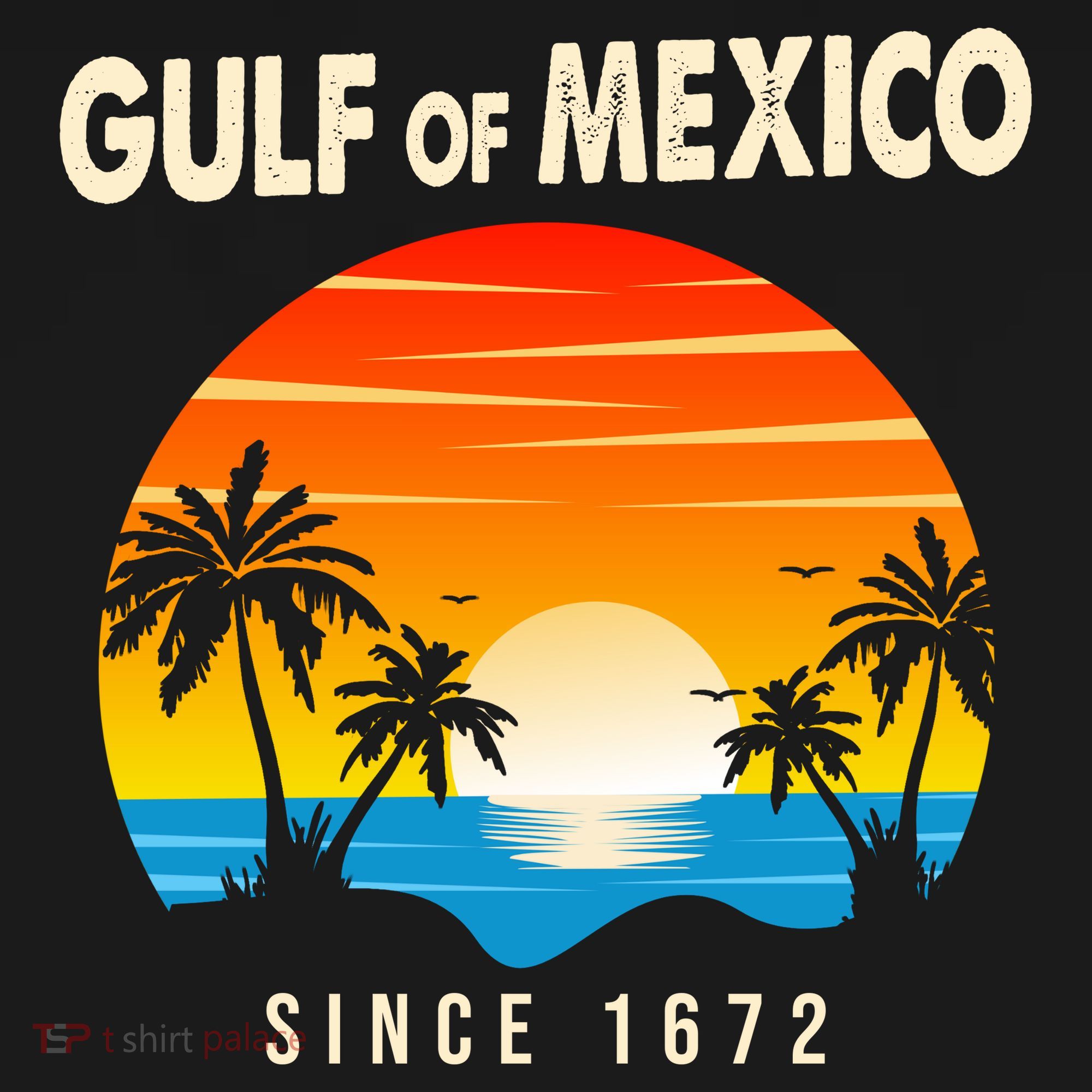 Gulf Of Mexico Since 1672 T-Shirt