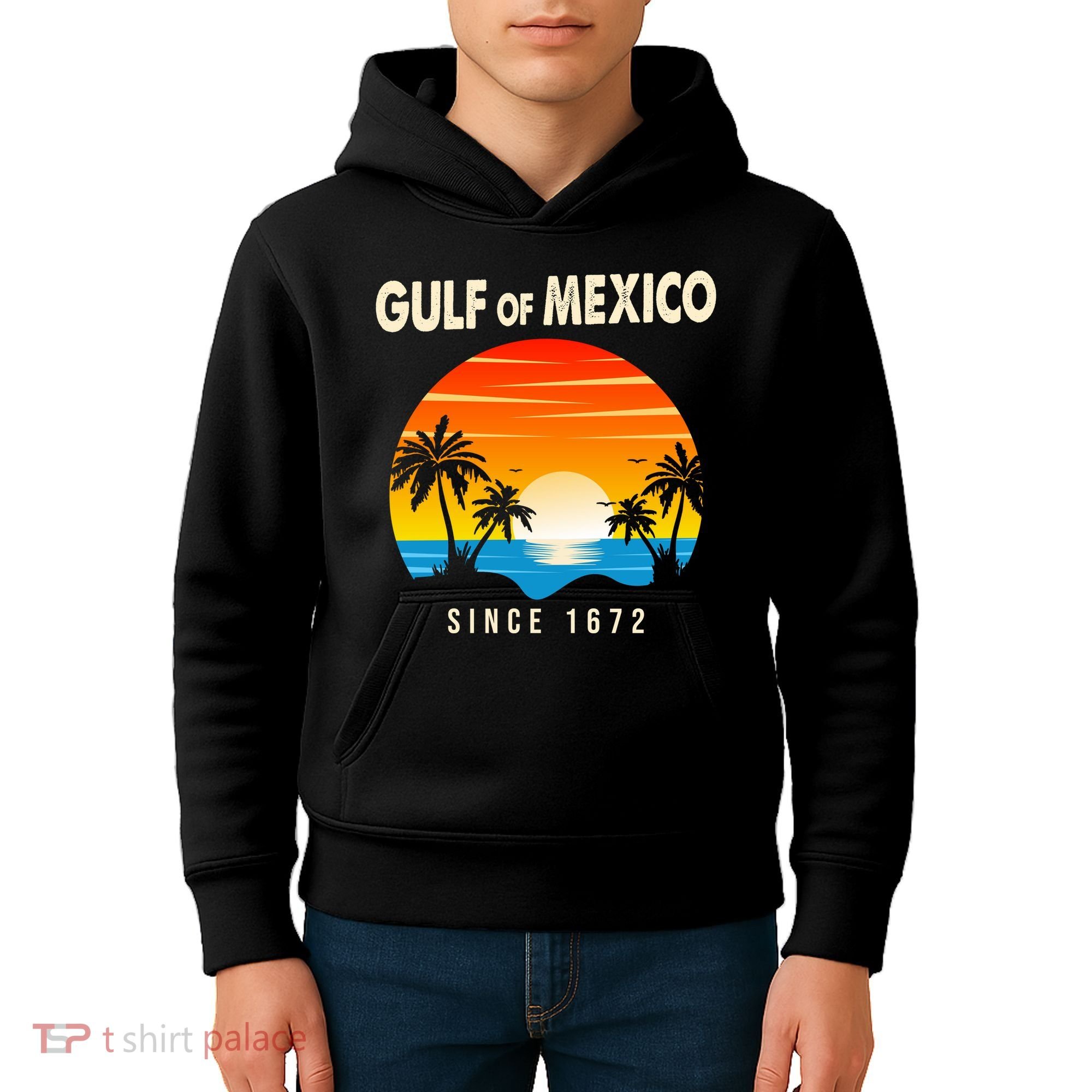 Gulf Of Mexico Since 1672 Kids Hoodie