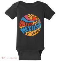 Gulf Of Mexico Forever Sunset Beach Vacation America Baby Bodysuit thumb 0