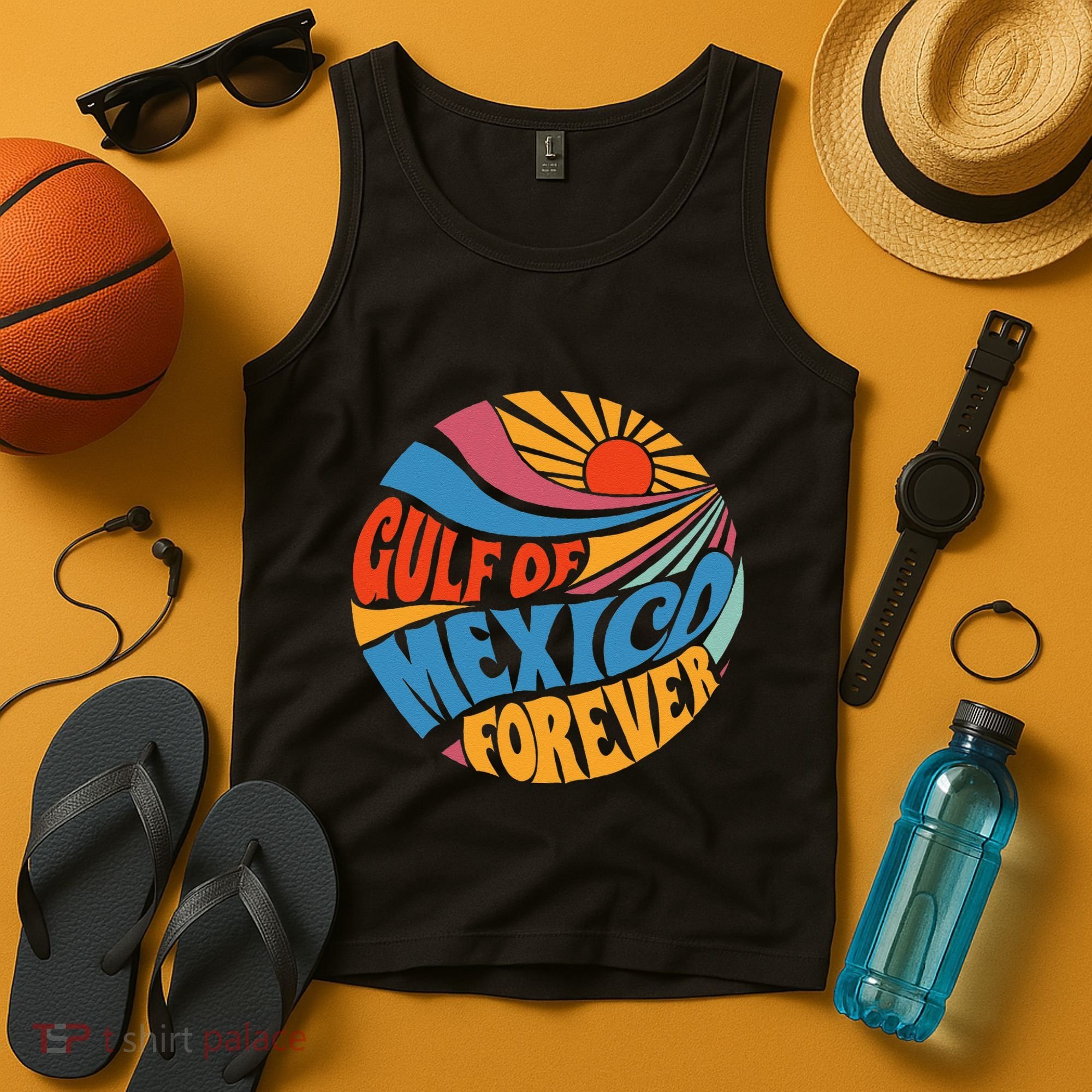 Gulf Of Mexico Forever Sunset Beach Vacation America Tank Top