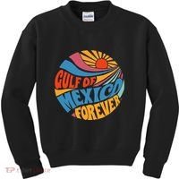 Gulf Of Mexico Forever Sunset Beach Vacation America Kids Sweatshirt thumb 0