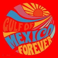 Gulf Of Mexico Forever Sunset Beach Vacation America Santa Hat thumb 1