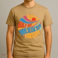 Gulf Of Mexico Forever Sunset Beach Vacation America T-Shirt thumb 3