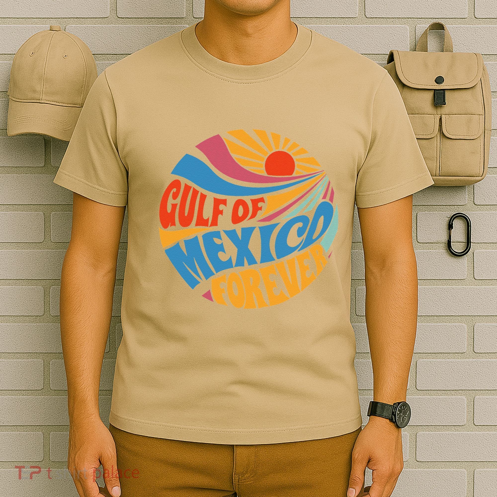 Gulf Of Mexico Forever Sunset Beach Vacation America T-Shirt