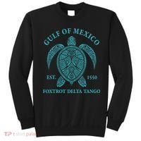 Gulf Of Mexico Turtle Foxtrot Delta Tango EST 1550  Sweatshirt thumb 0