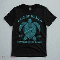 Gulf Of Mexico Turtle Foxtrot Delta Tango EST 1550  T-Shirt thumb 5