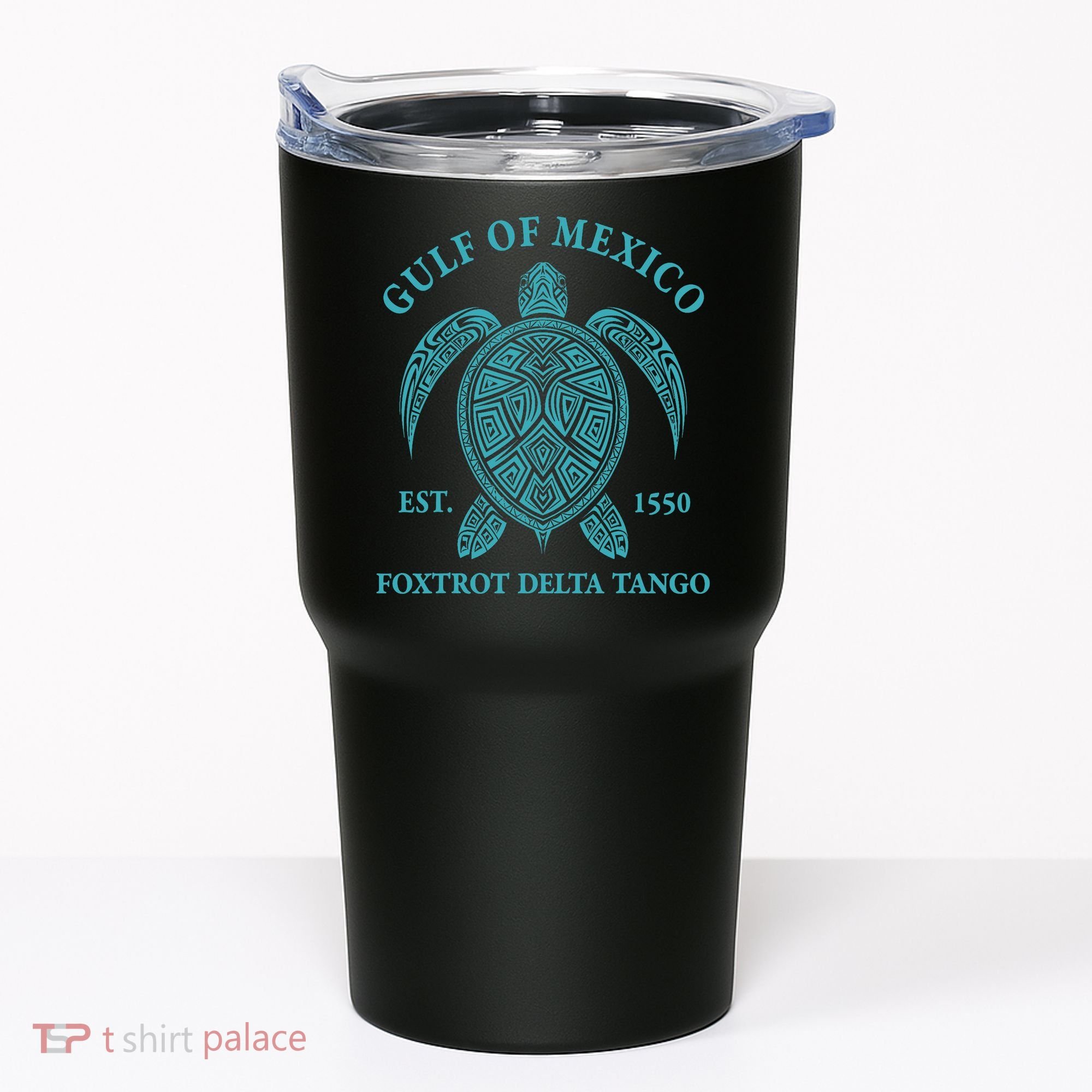 Gulf Of Mexico Turtle Foxtrot Delta Tango EST 1550  Tumbler