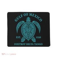 Gulf Of Mexico Turtle Foxtrot Delta Tango EST 1550  Mousepad thumb 0