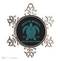 Gulf Of Mexico Turtle Foxtrot Delta Tango EST 1550  Ornament thumb 0