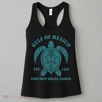 Gulf Of Mexico Turtle Foxtrot Delta Tango EST 1550  Women's Tank Top thumb 3
