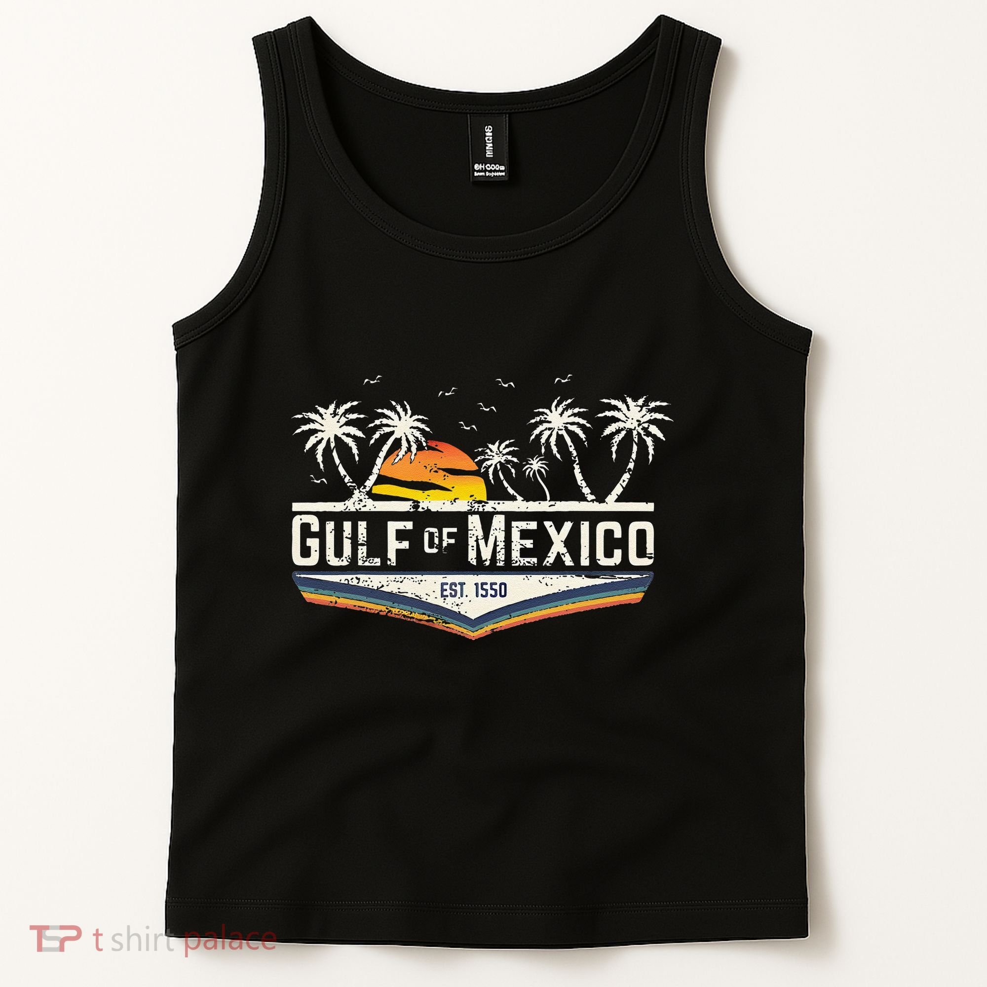 Gulf Of Mexico Since 1550 Florida Beach Gulf Coast Tank Top