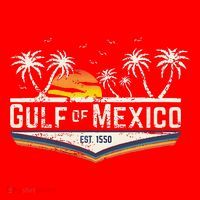 Gulf Of Mexico Since 1550 Florida Beach Gulf Coast Santa Hat thumb 1