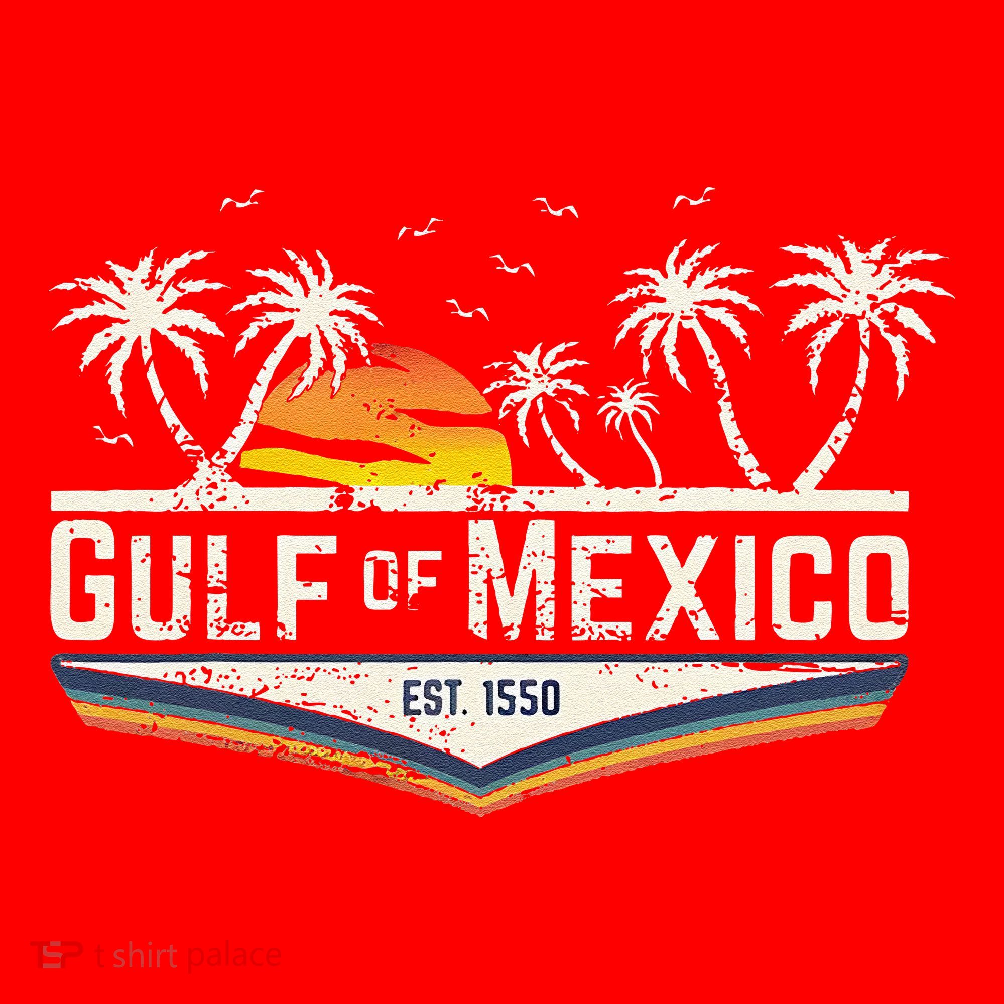 Gulf Of Mexico Since 1550 Florida Beach Gulf Coast Santa Hat