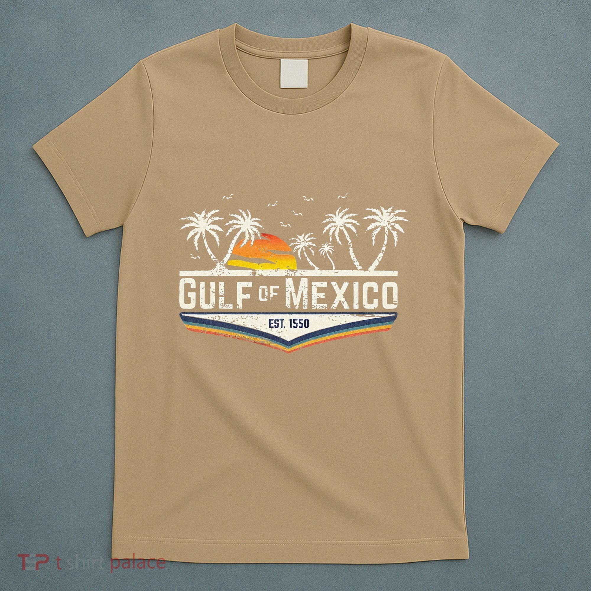 Gulf Of Mexico Since 1550 Florida Beach Gulf Coast T-Shirt