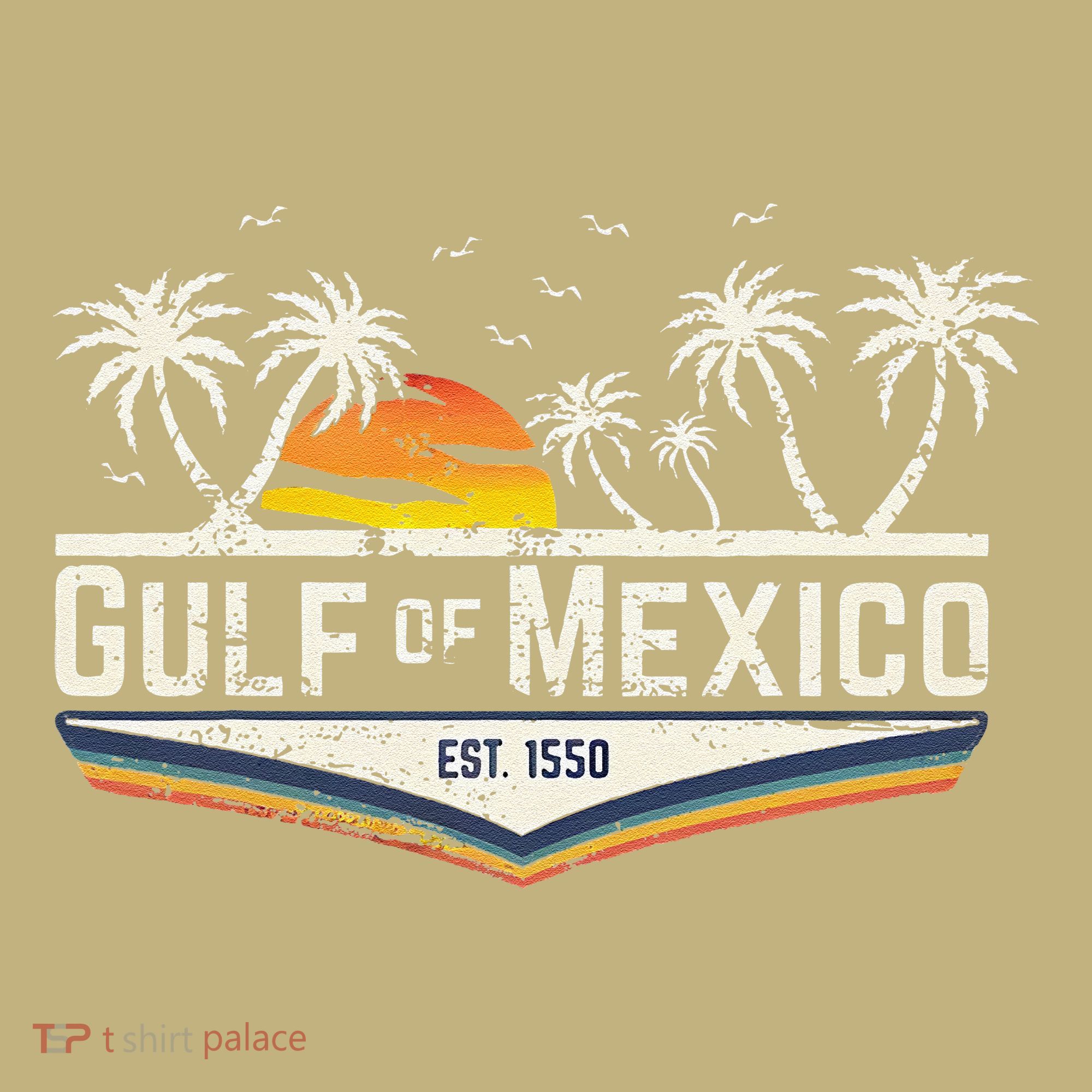 Gulf Of Mexico Since 1550 Florida Beach Gulf Coast T-Shirt